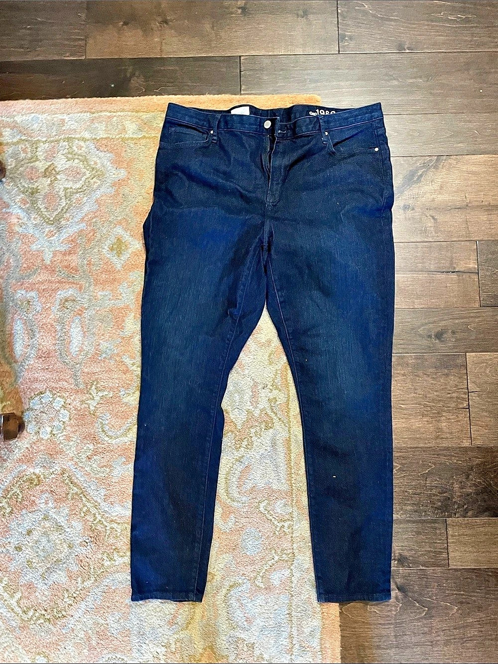 Gap 1969 High Rise Skinny Jeans Blue Waist 35L